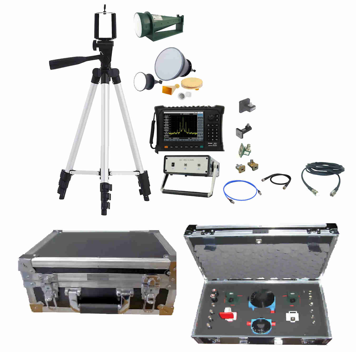 Custom Portable Kits for Radio Links Installations - from R.F. to > 40GHz 